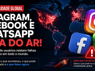 Queda Global da Meta: Problema Interno ou Alterações nas Rotas da Internet?